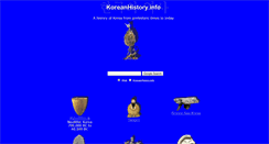 Desktop Screenshot of koreanhistory.info