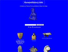 Tablet Screenshot of koreanhistory.info